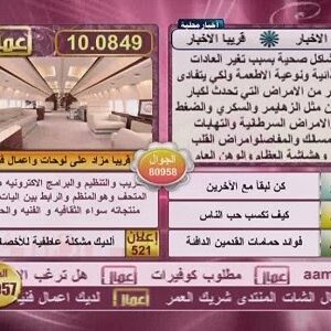TEXT satellite channels
